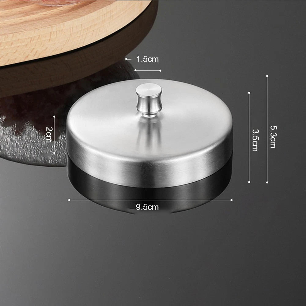 Stainless Steel Hamburger Maker for Crafting Delicious Burgers