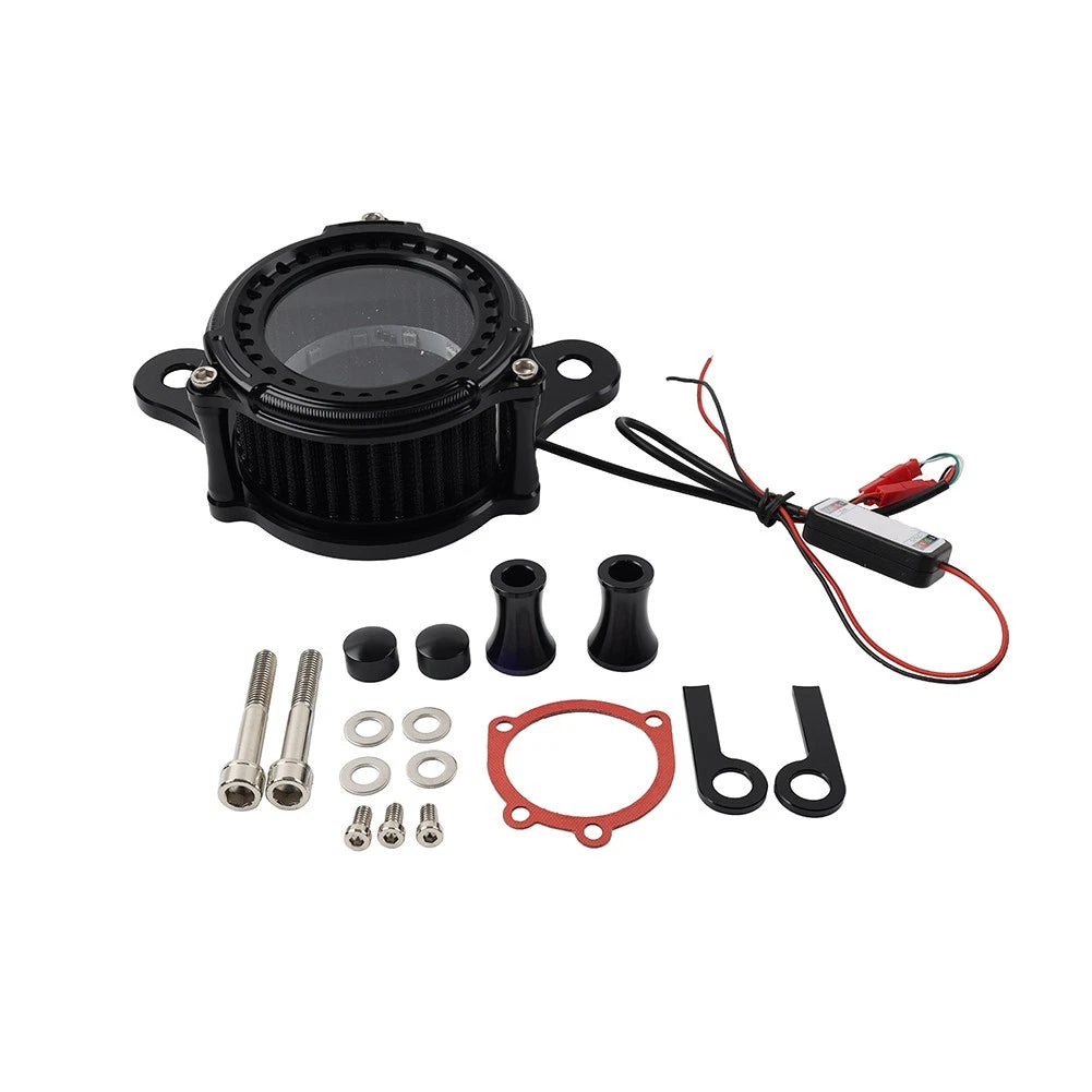 Air Cleaner Intake Filter Light For Harley Dyna Touring Softail Fat Boy FXR