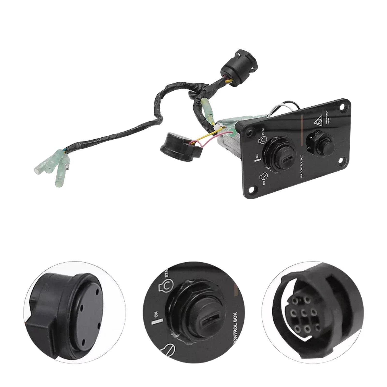 Outboard Single Engine Key Switch Panel for Yamaha (704-82570-12)