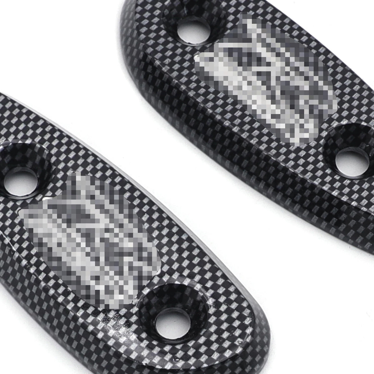 Mirror Block Off Base Plates for Suzuki GSX-R 600 750 1000 (2001–2004) Carbon