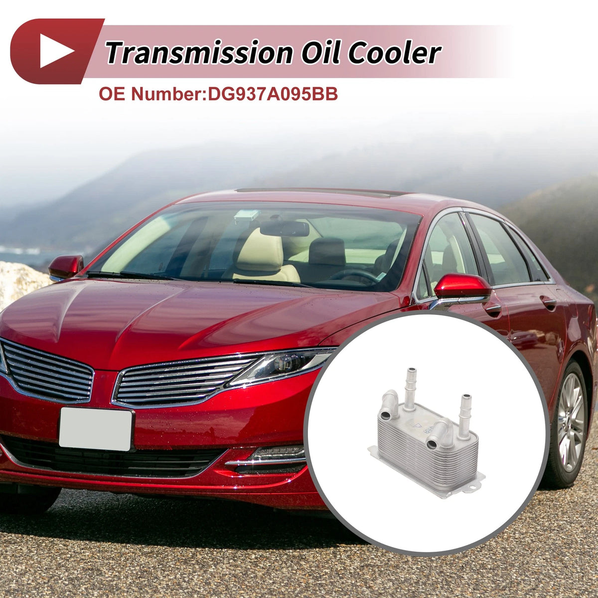 Engine Oil Cooler for Lincoln MKZ (2013–2016) No.DG937A095BB