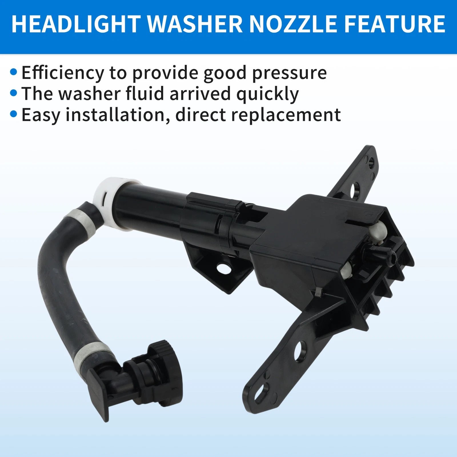 Right Driver Side Headlight Washer Nozzle for Subaru Forester (2014–2018)
