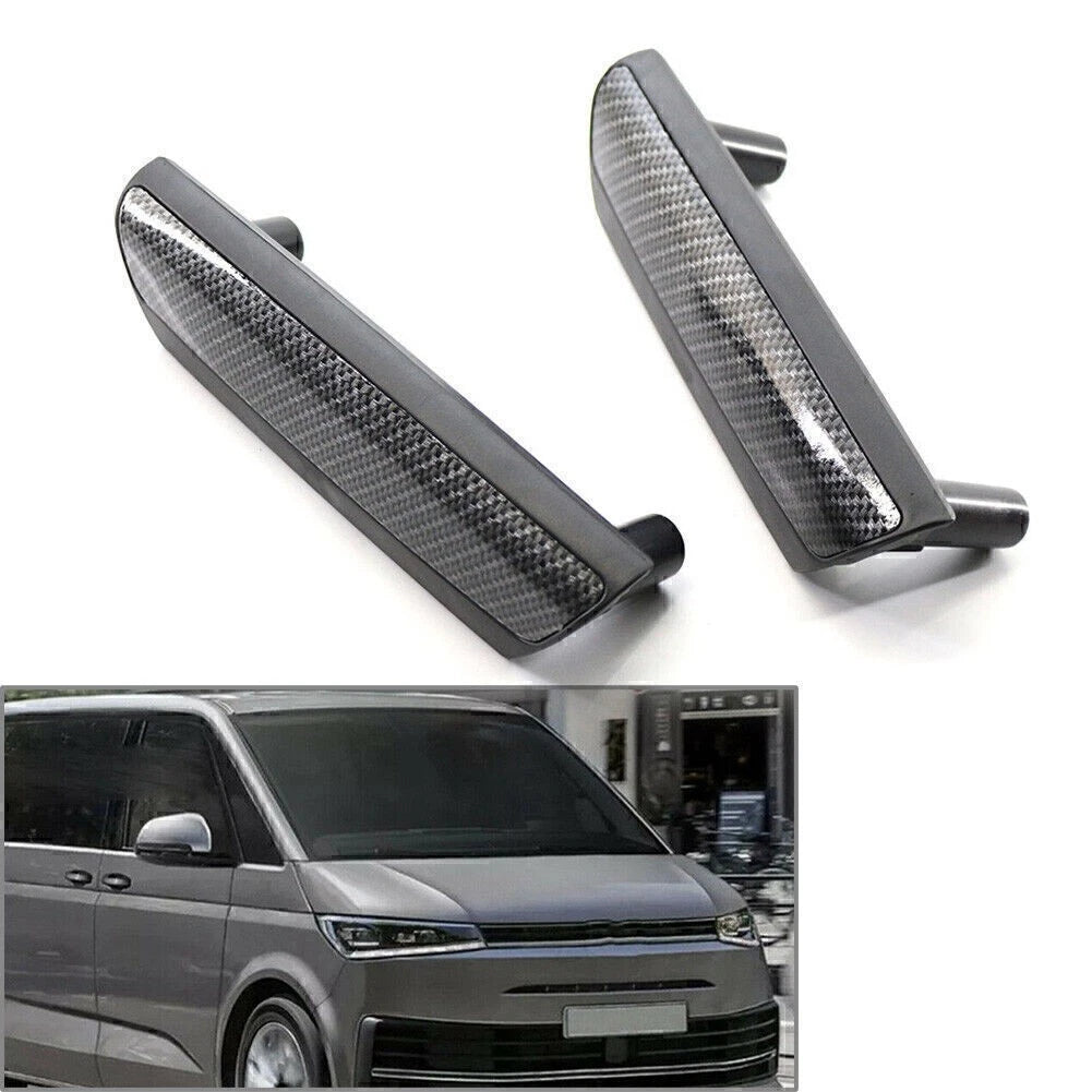 2X Interior Door Pull Handle Trim Cover for VW Transporter T5 (2010–2015)