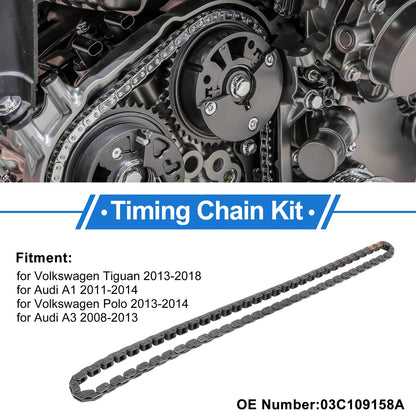 Timing Chain Kit for Volkswagen Tiguan (2013–2018) No. 03C109158A
