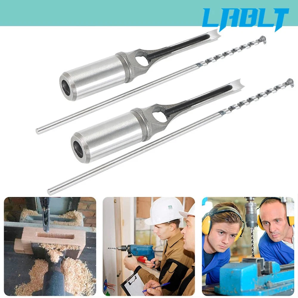 7Pcs Square Hole Drill Bit Set for Woodworking