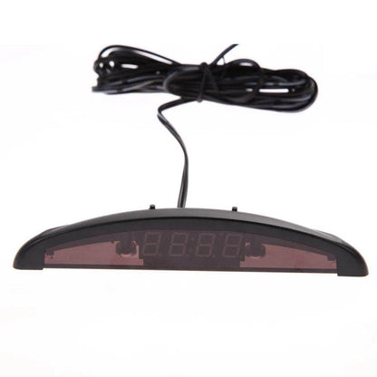 LED Display Car Clock Voltmeter for Universal Vehicles (3 in 1)