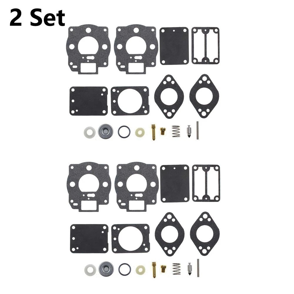 2X Carburetor Gasket Kit for B&S (693503, 422707, 422777, 42B707, 42D707)