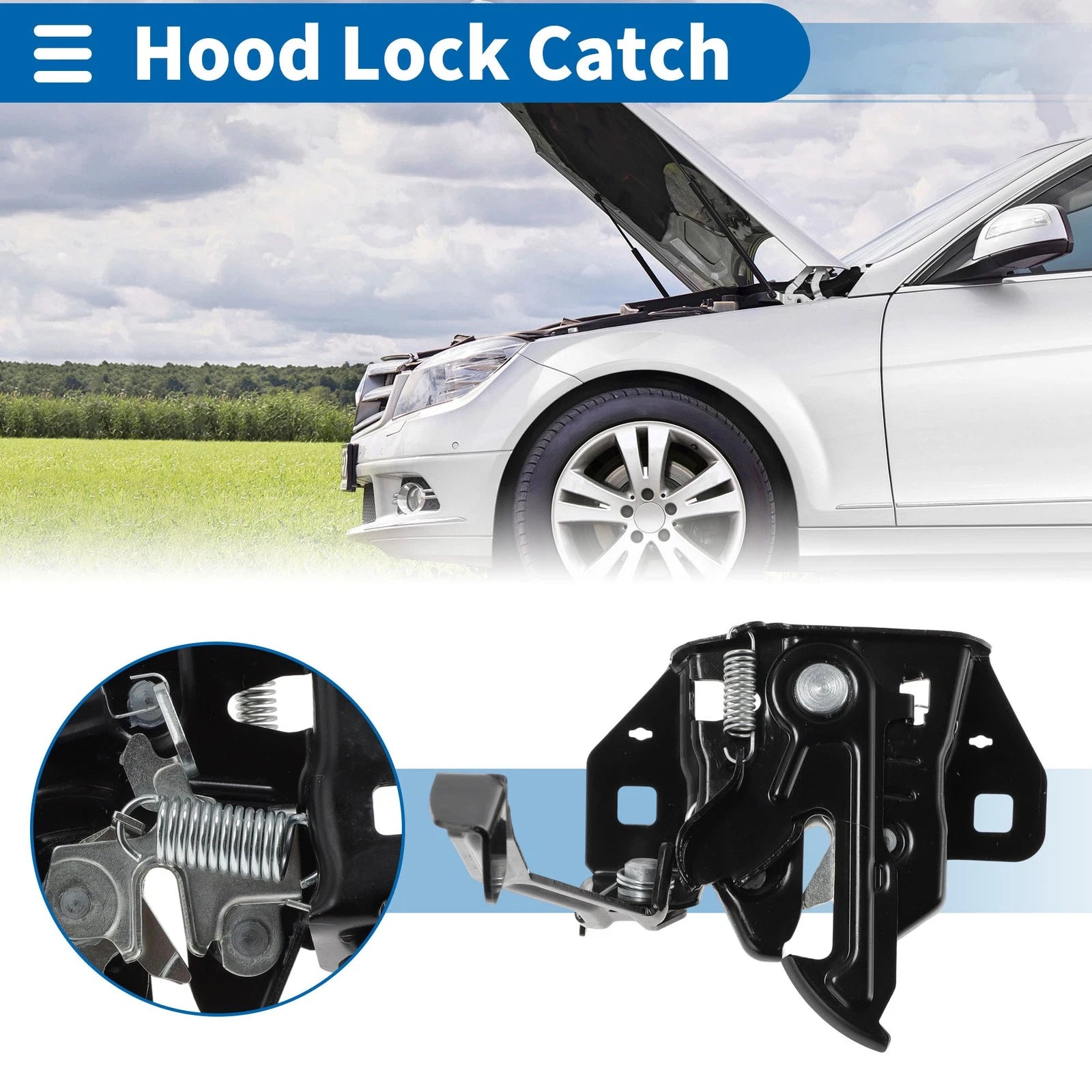 Hood Latch Assembly Replacement for Chevrolet Cobalt 2005–2010