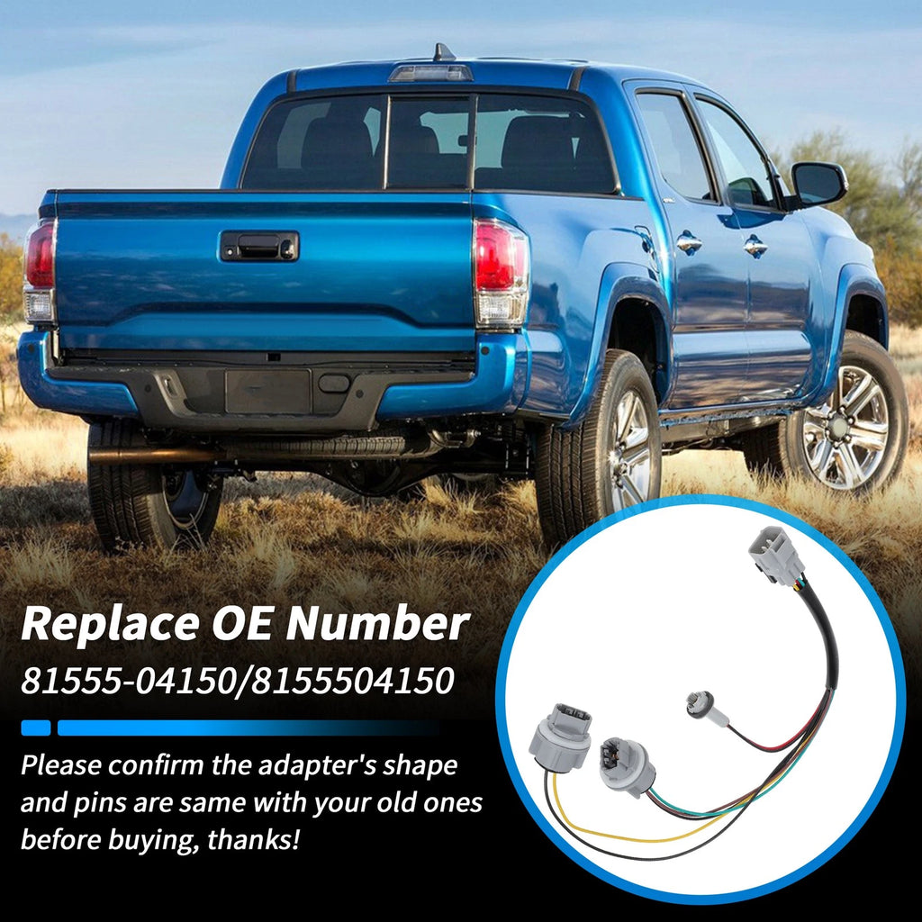 Tail Light Bulb Socket Wiring Replacement for Toyota Tacoma (2005–2016)