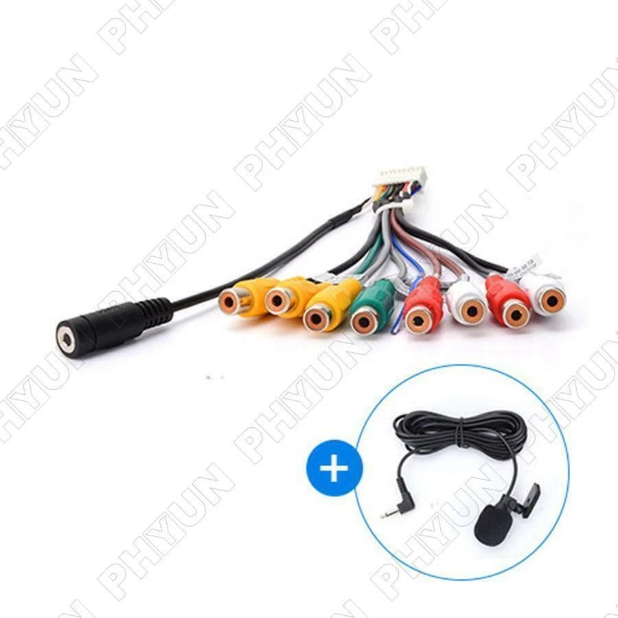 20 Pin RCA Audio Adapter Cable for Car DVD Stereo (Universal)