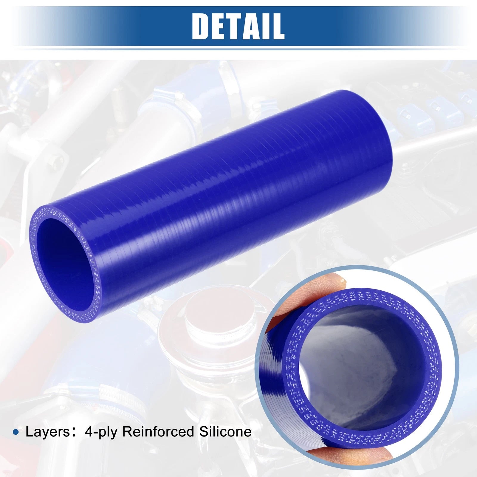1.5" ID 6" Length Silicone Reducer Hose Coupler for Intercooler