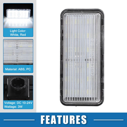 2PCS LED License Plate Light Replacement for Toyota Land Cruiser (2008–2020)