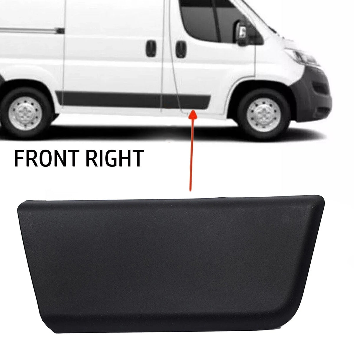 Front RH Moulding Strip for Fiat Ducato, Boxer