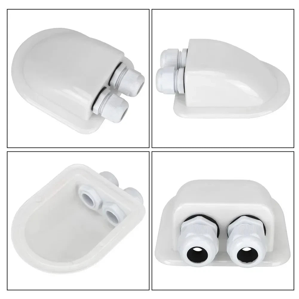 Solar Junction Box for Indoor Outdoor Use - Weather Resistant Housing