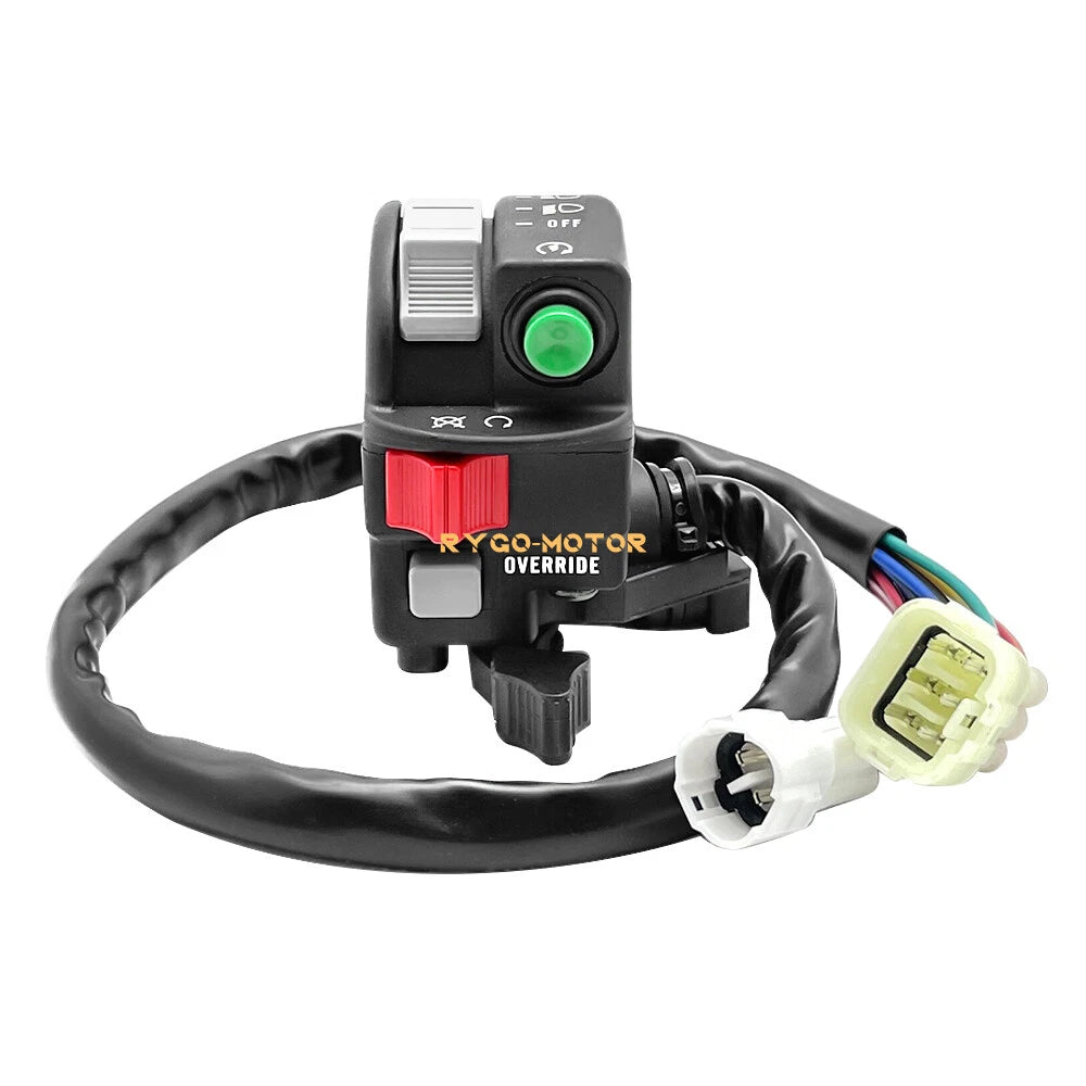 Left Handlebar Switch Start Stop Headlight for Yamaha Grizzly 350 (2007–2011)
