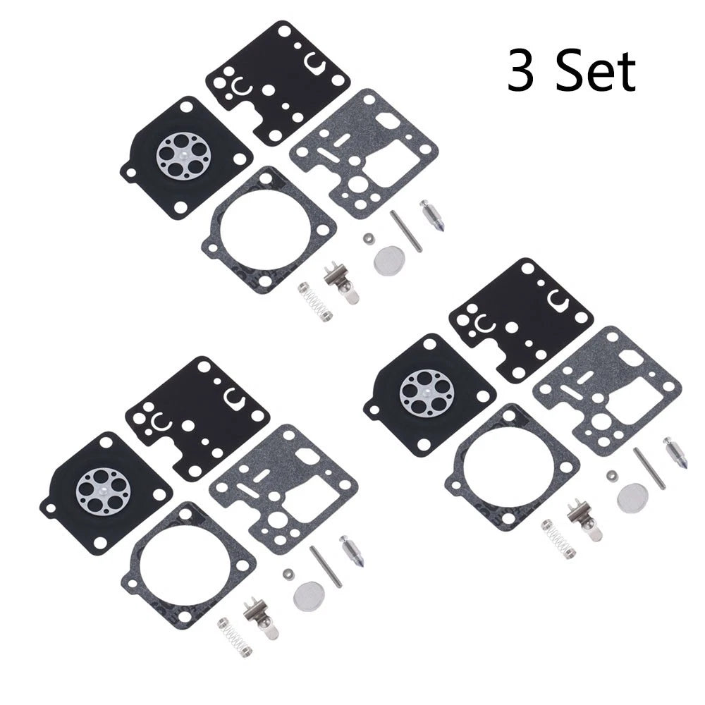 3X Carburetor Repair Kit for Echo SRM-225, PB-251, GT-225 (RB-123, RB-188)