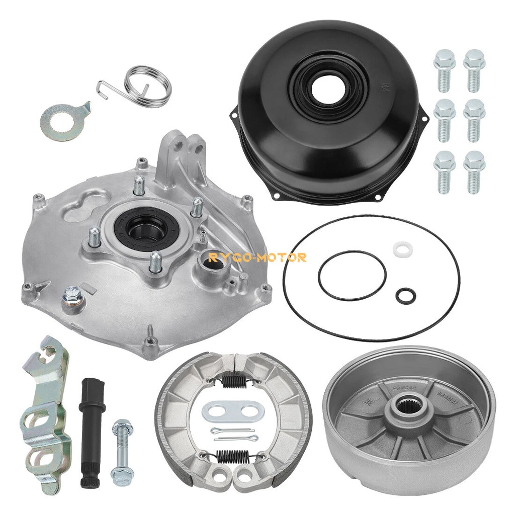 Rear Brake Drum Hub Plate Cover Bearing Seals for Honda Foreman 500 (2005–2013)