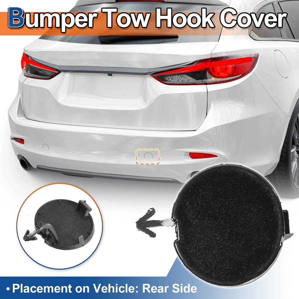 Rear Right Side Tow Hook Cover Replacement for Mazda 6 Atenza (2018–2021)