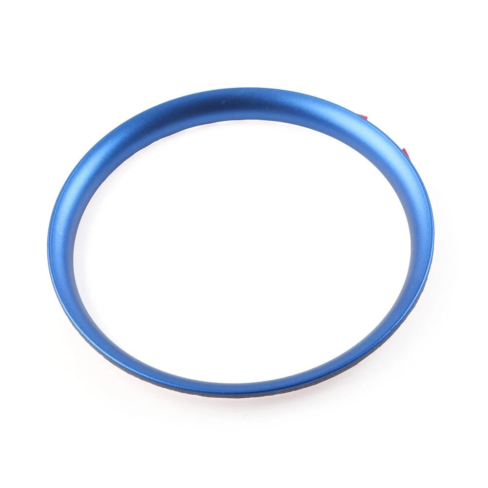 Interior Central Console Clock Frame Ring Trim for VW Passat B8 (2016–2019) Blue