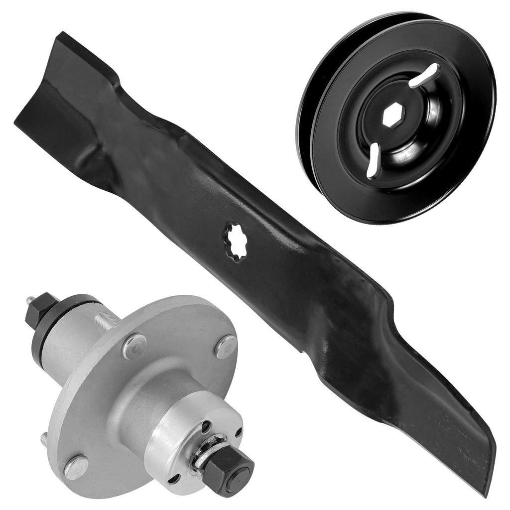 Deck Spindle and Pulley Blade Replacement for John Deere ZTrak (2007–2013)