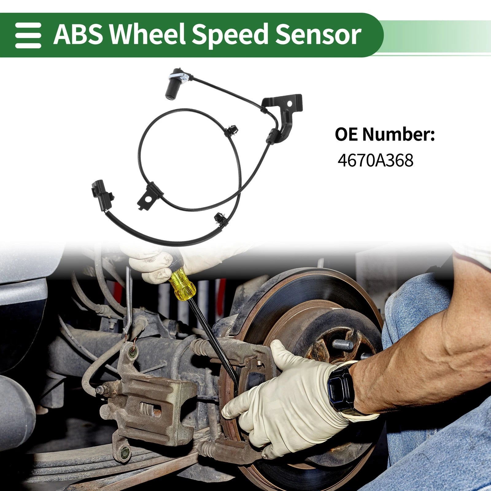 ABS Wheel Speed Sensor Replacement for Mitsubishi Endeavor (2004–2011)