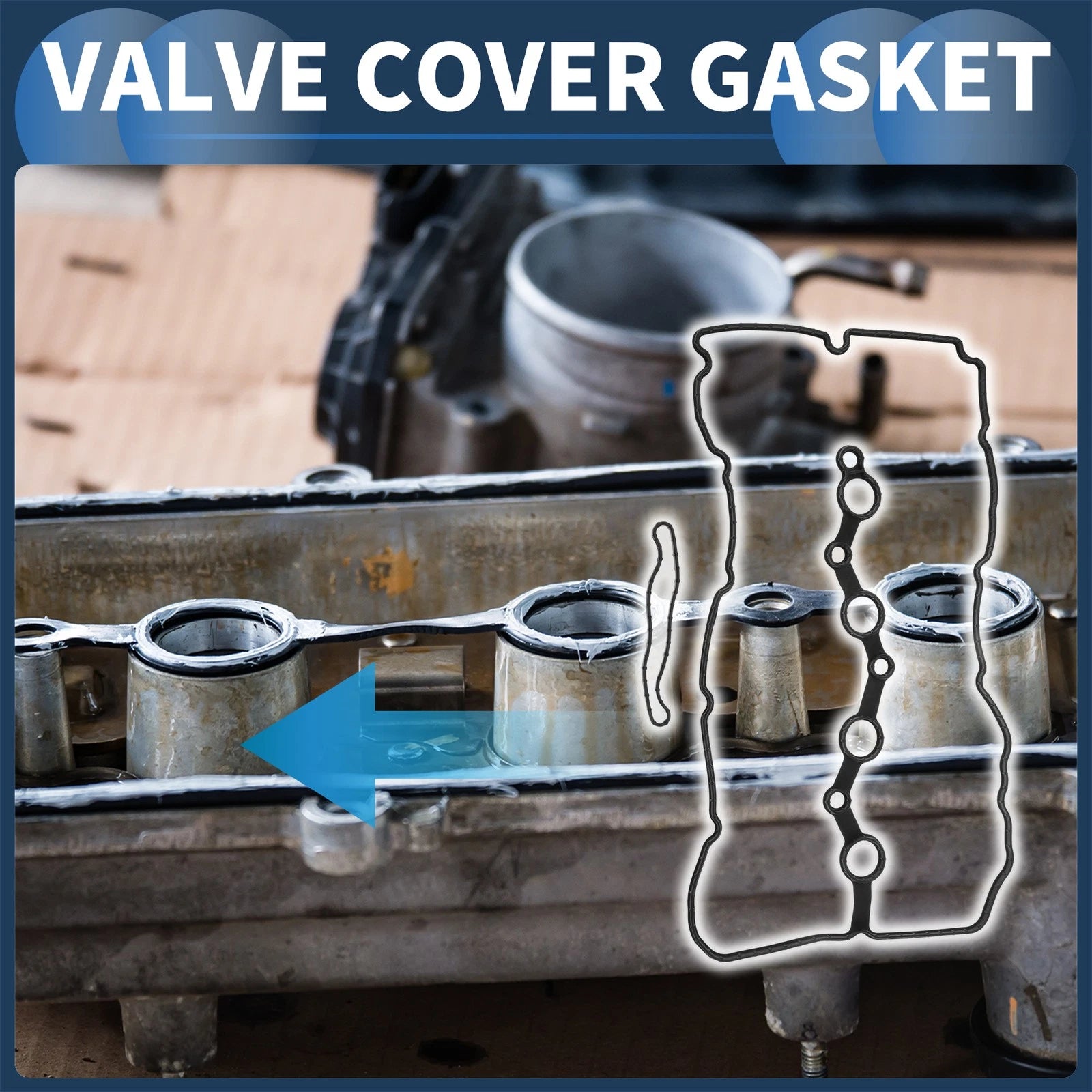 Valve Cover Gasket Set Replacement for Hyundai Genesis Coupe 2.0L (2013–2014)