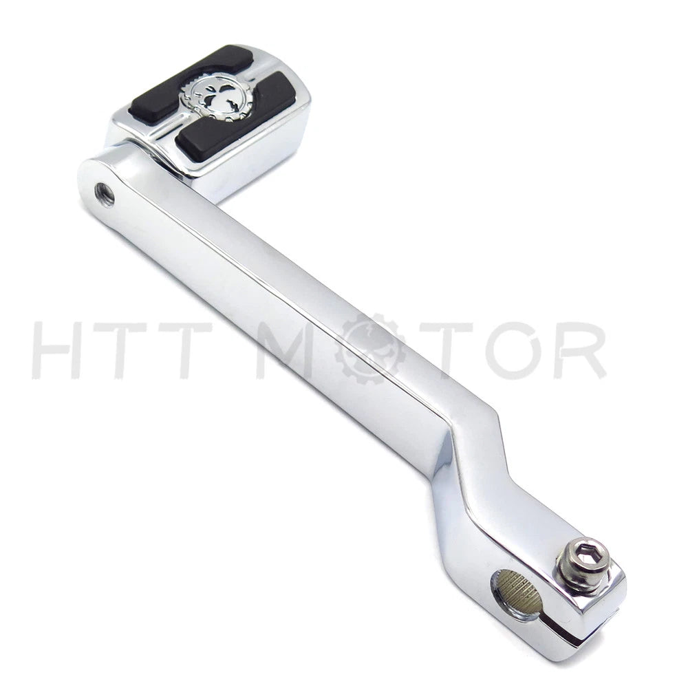 Chrome Toe Shift Lever Skull Shifter Peg for Harley Softail