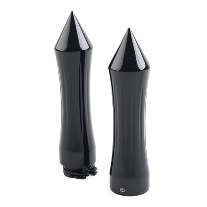 1" Motorcycle Spike Handlebar Hand Grips With Throttle For Harley For Kawasaki