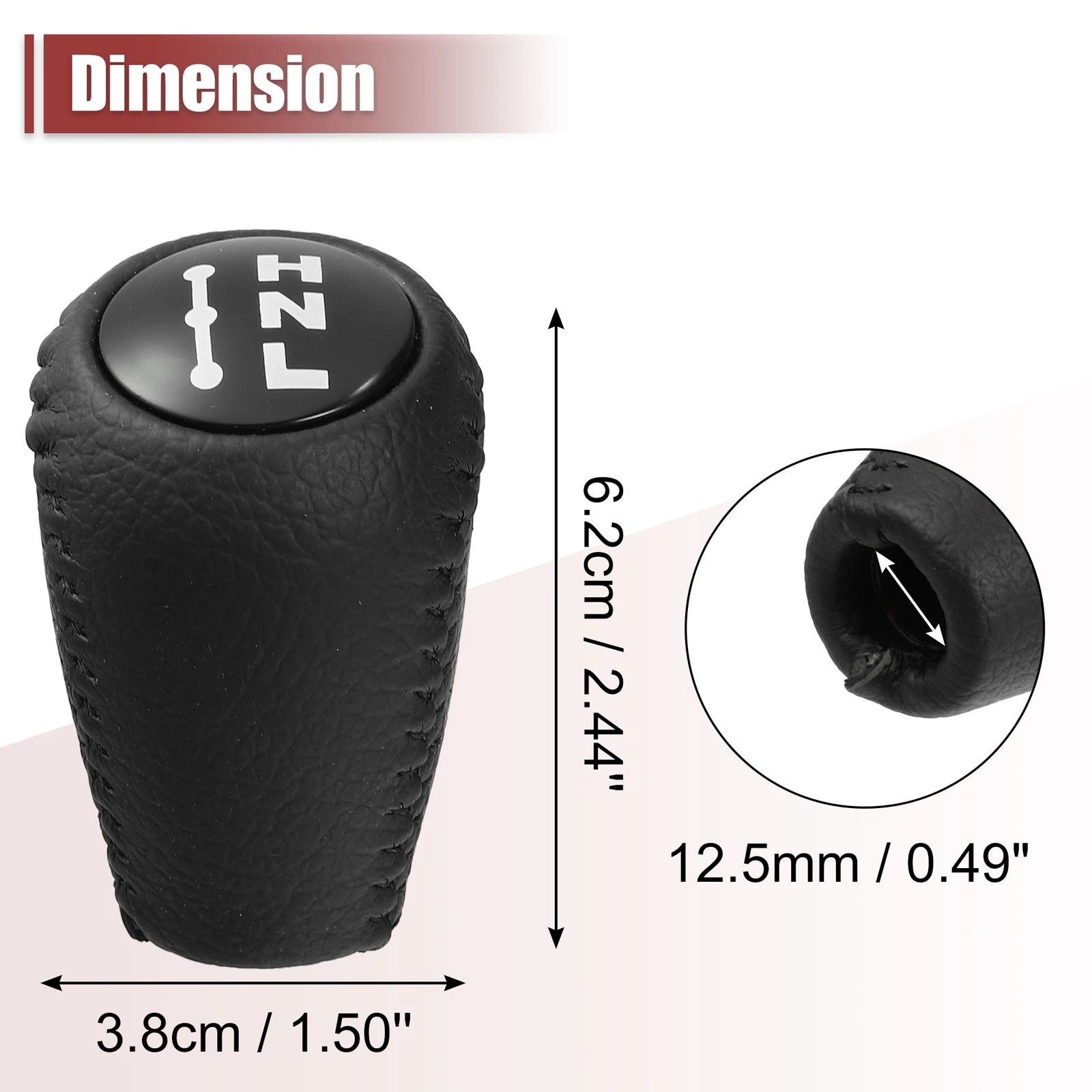 Shift Knob Automatic for Toyota Land Cruiser Prado 120 (2003–2009) Black