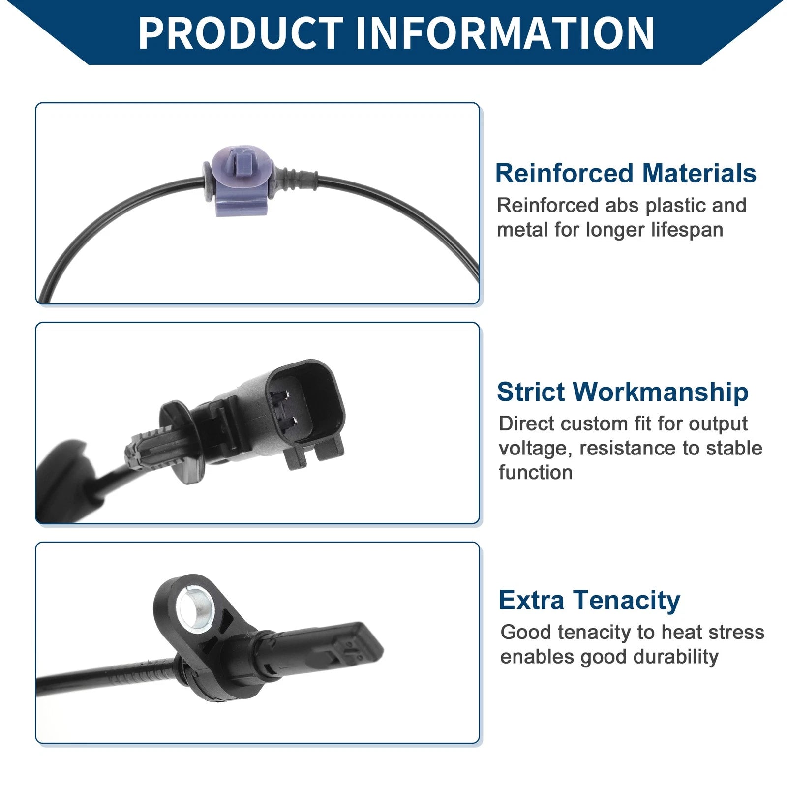 ABS Wheel Speed Sensor Replacement for Chevrolet Cruze Front Left (2011–2019)