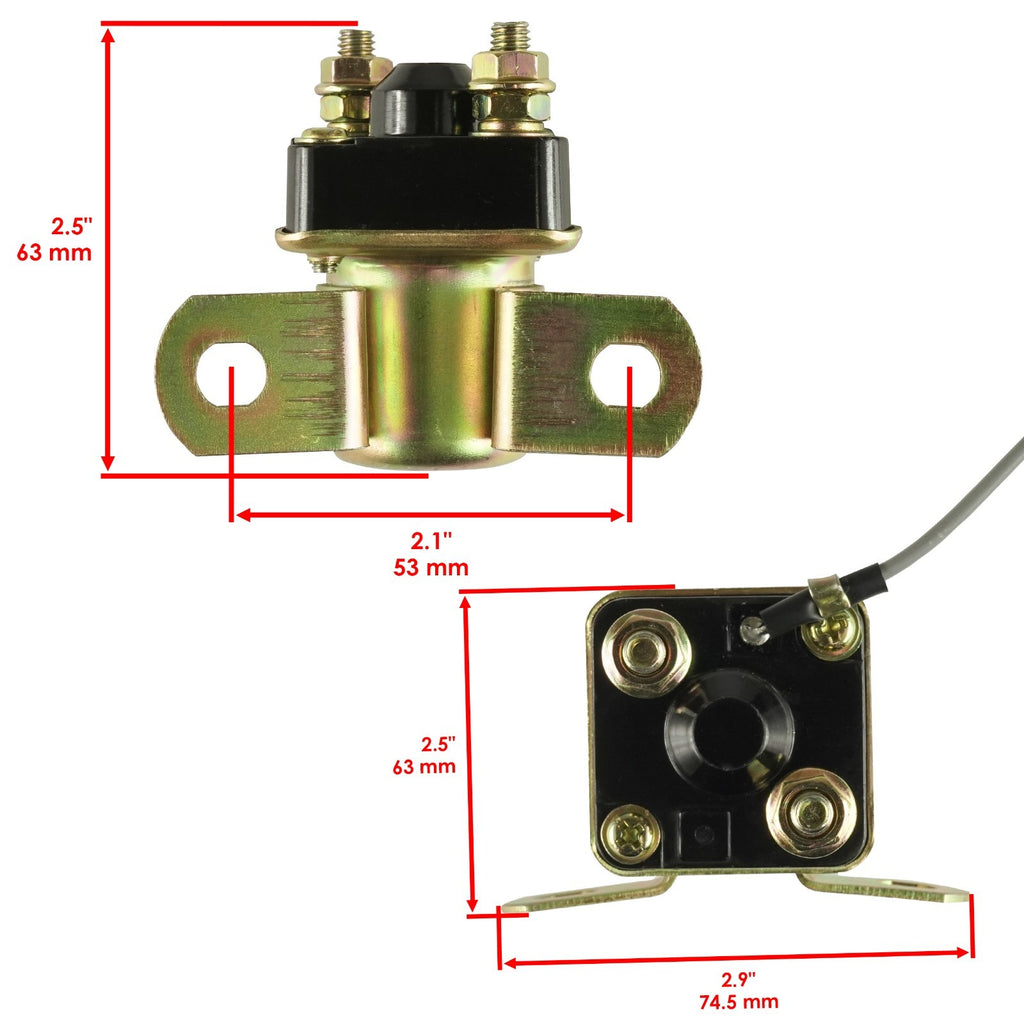 Starter Solenoid Relay for Kawasaki JS440 (1977–1981) JS400 (1976–1976)