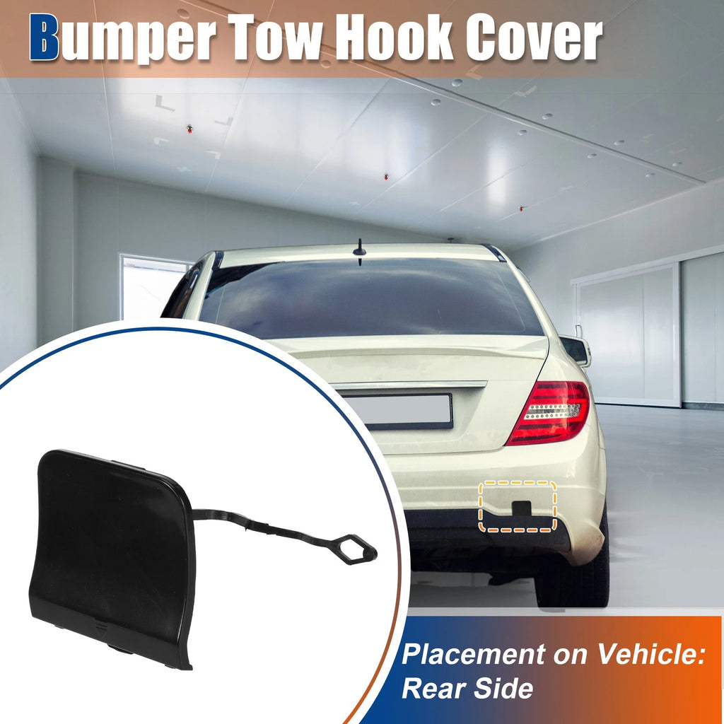 Rear Tow Hook Cover Replacement for Mercedes-Benz C-Class (2015–2021)