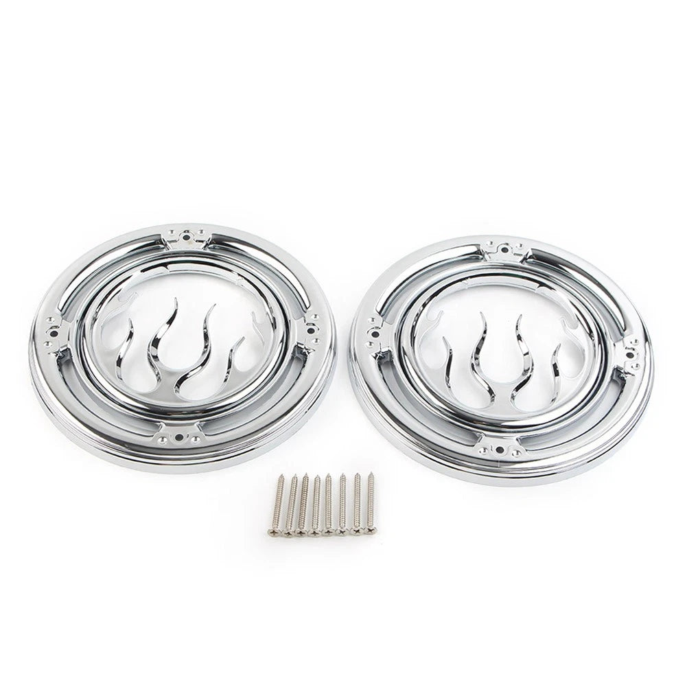 Rear Speaker Accent Trim Cover Chrome for Harley Electra Glide (2014–2023)