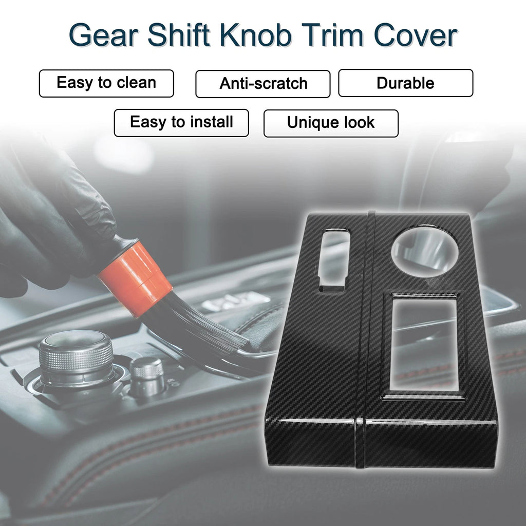 Gear Shift Knob Sticker Replacement for Mitsubishi Outlander (2022–2024) Black