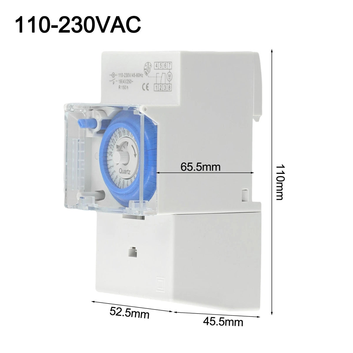 Adjustable Din Rail Mechanical Timer for Various Applications
