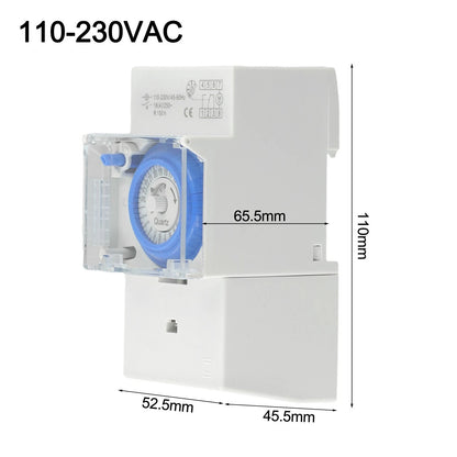 Adjustable Din Rail Mechanical Timer for Various Applications