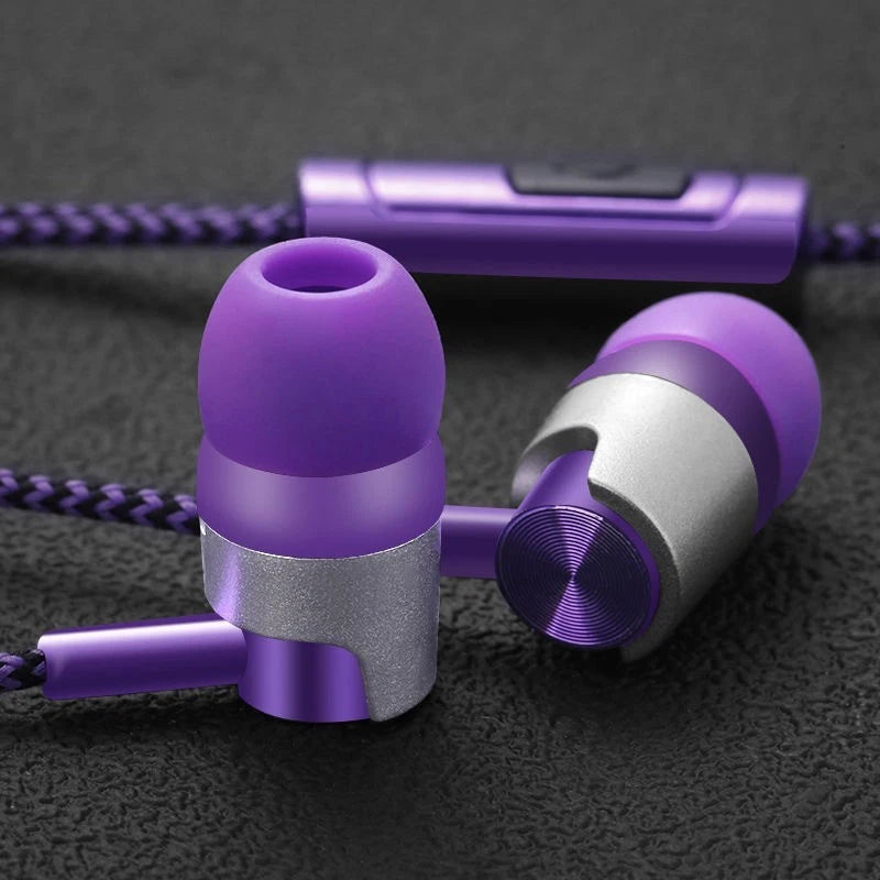 Wired In-Ear Headphones for Ergonomic Sound Experience