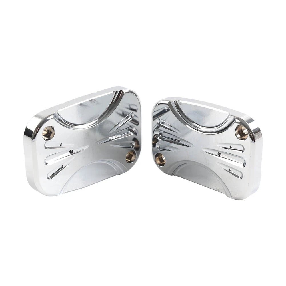 Chrome Front Brake Master Cylinder Cover Cap for Harley Electra Glide (2007–2023)
