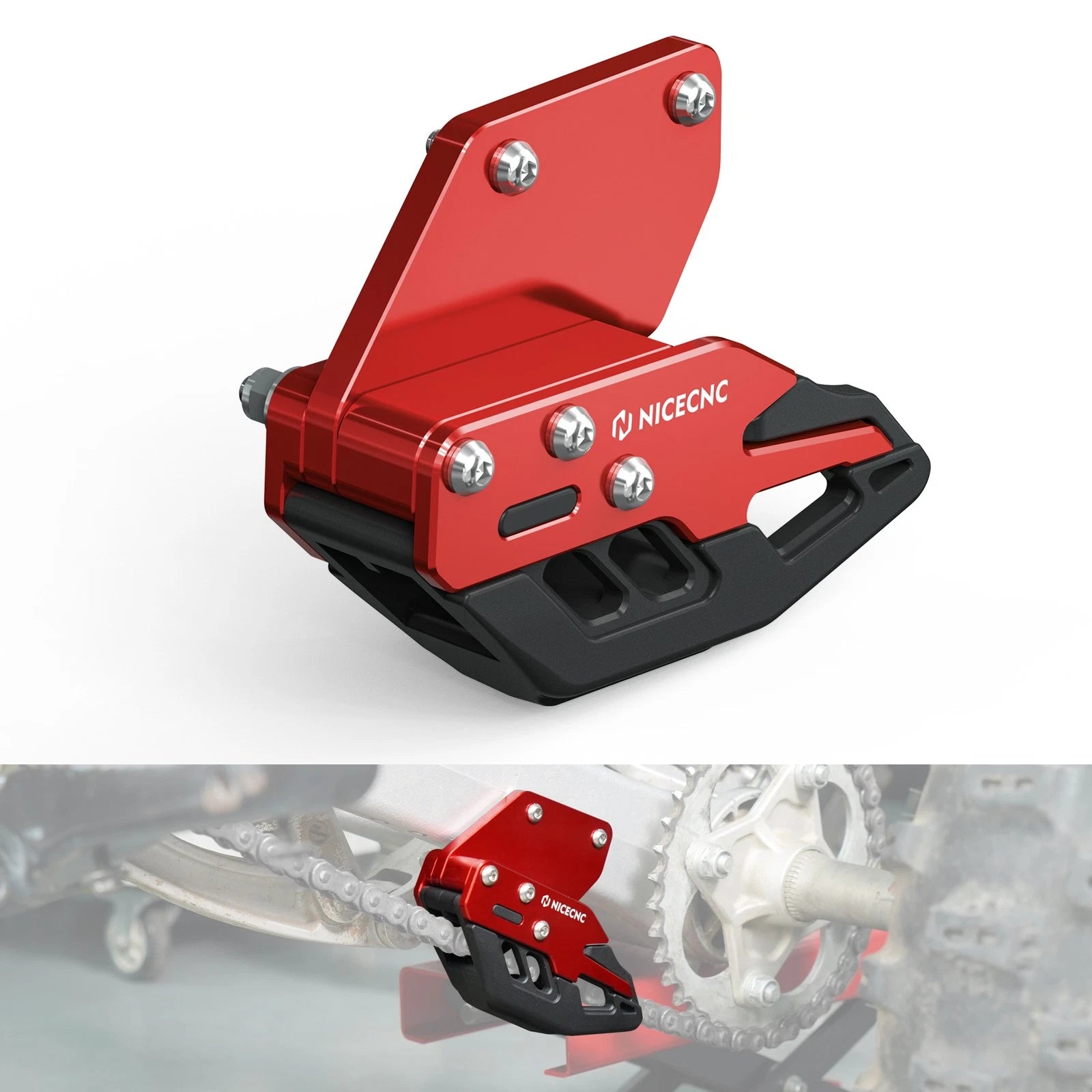 Rear Swingarm Chain Guide Guard for Honda TRX 450 ER (2006–2014)