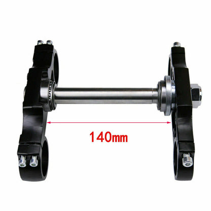 Full Set Fork Bearing Disc Brake Guard Triple Tree Handlebar Mount for Dirt Pit Bike