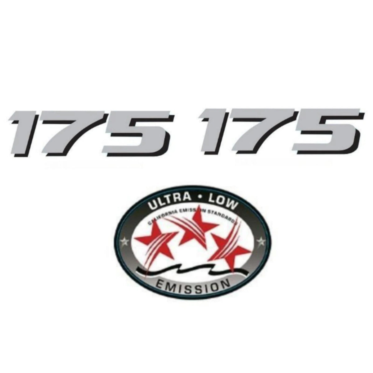 175 HP Horsepower Label Decal Sticker fit Yamaha Outboard Engine Cover 4 Stroke