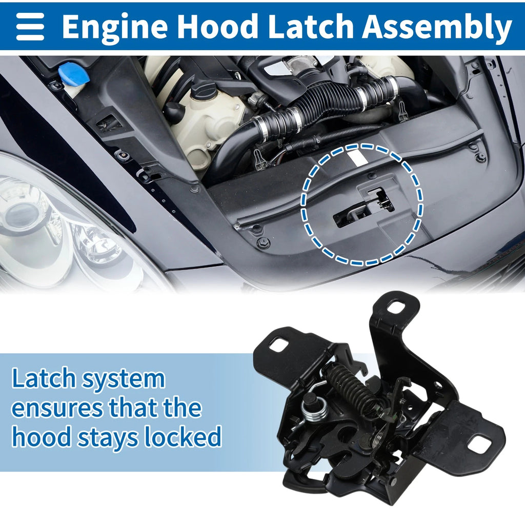 Hood Latch Assembly OEM Replacement for Volkswagen Jetta (1999–2005)