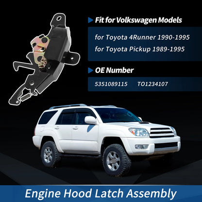 Hood Latch Assembly for Toyota 4Runner (1990–1995)