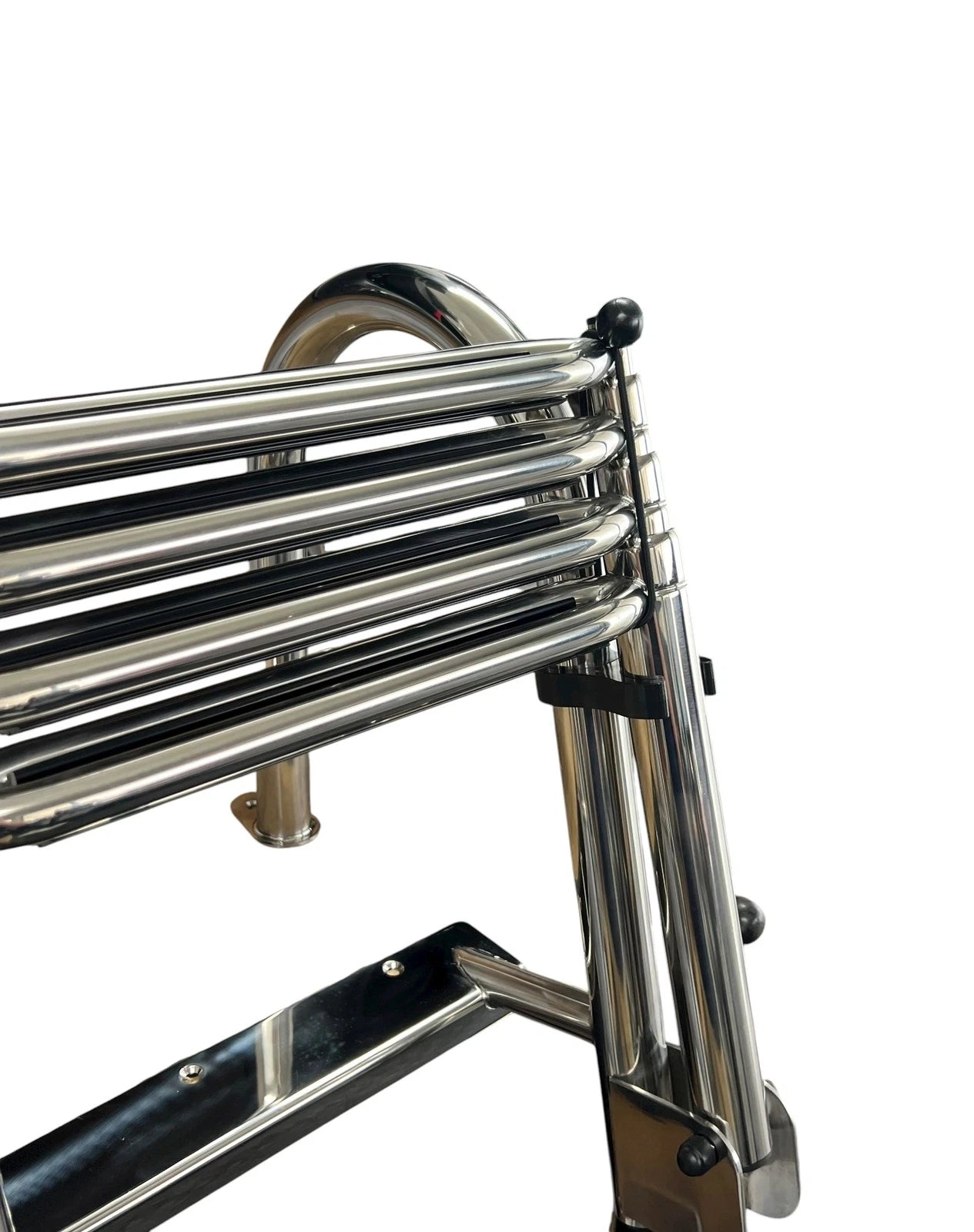 Folding 4 Step Telescoping Ladder for White Water B00351PL-WS (N/A)