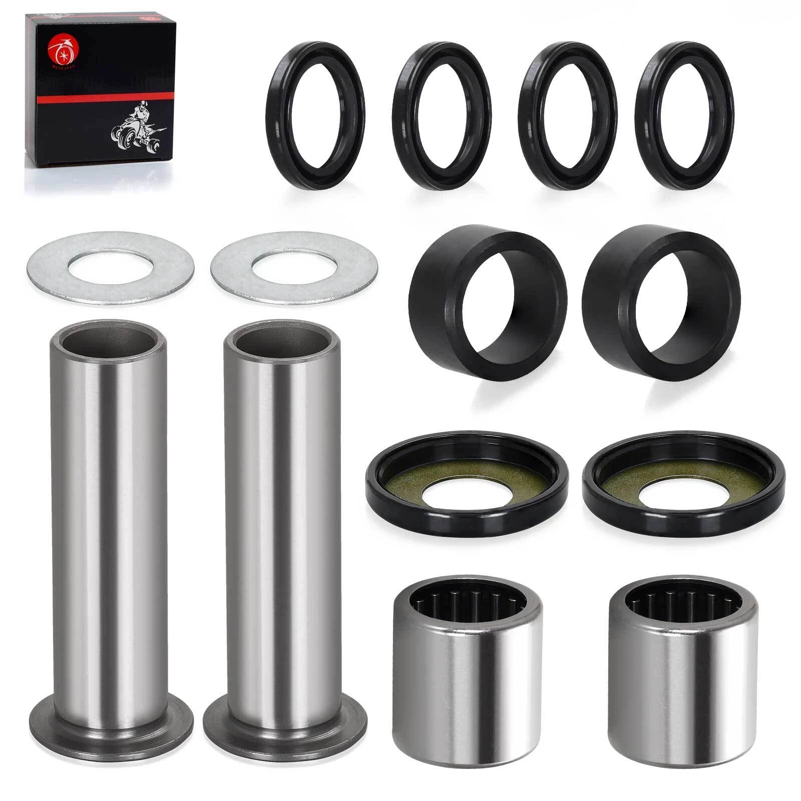 Swing Arm Bearing Seal Bushing Rebuild Kit for Suzuki Quadsport Z400 (2003–2014)