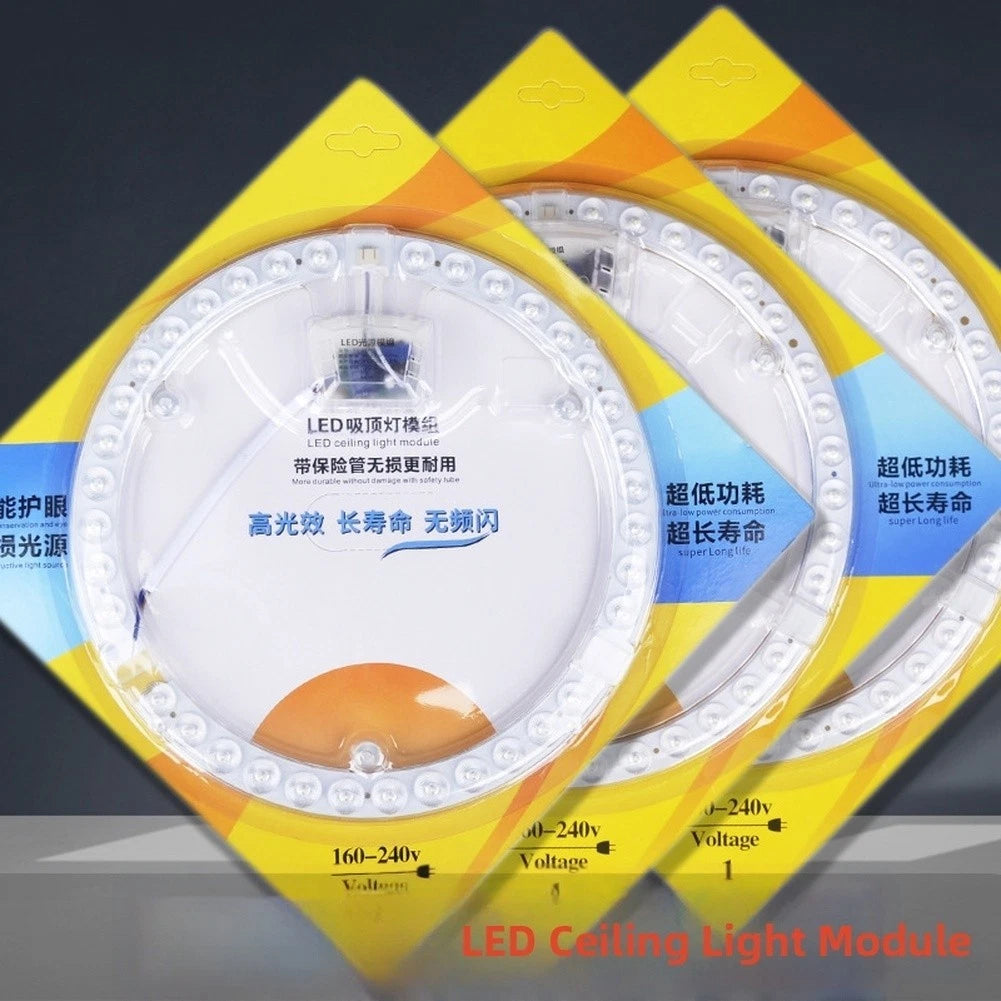 24W LED Ceiling Light Panel Replacement for Round Shape (21.8x21.8x2cm)