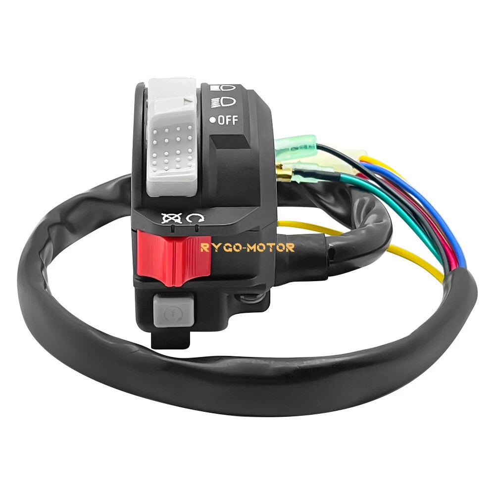Start Stop Kill Switch & Ignition Key Switch for Yamaha Bear Tracker 250 (2000–2007)
