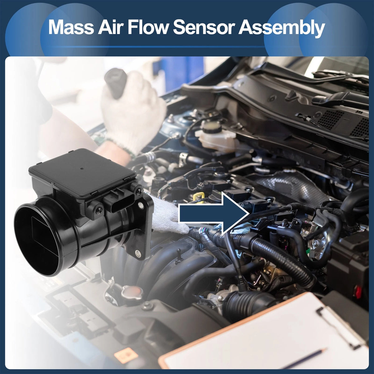Mass Air Flow Sensor Assembly No.MD336505 for Mitsubishi Pajero (1999–2006)