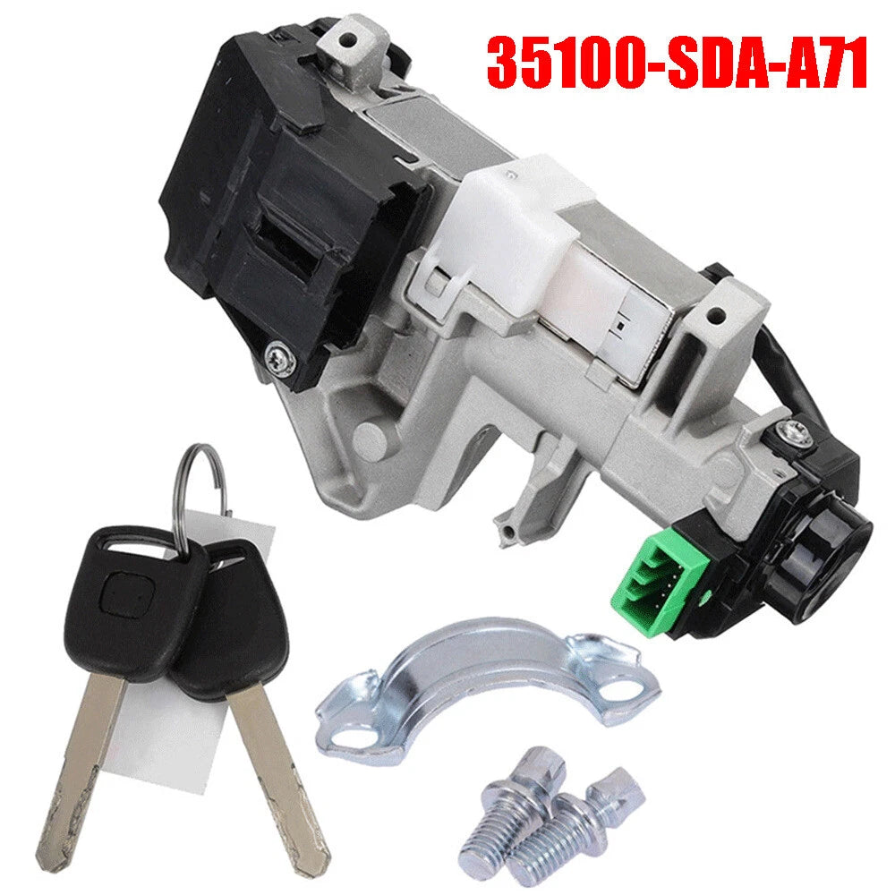 For 03-11 Honda Accord CRV Fit Odyssey Ignition Switch Cylinder Lock Auto Trans