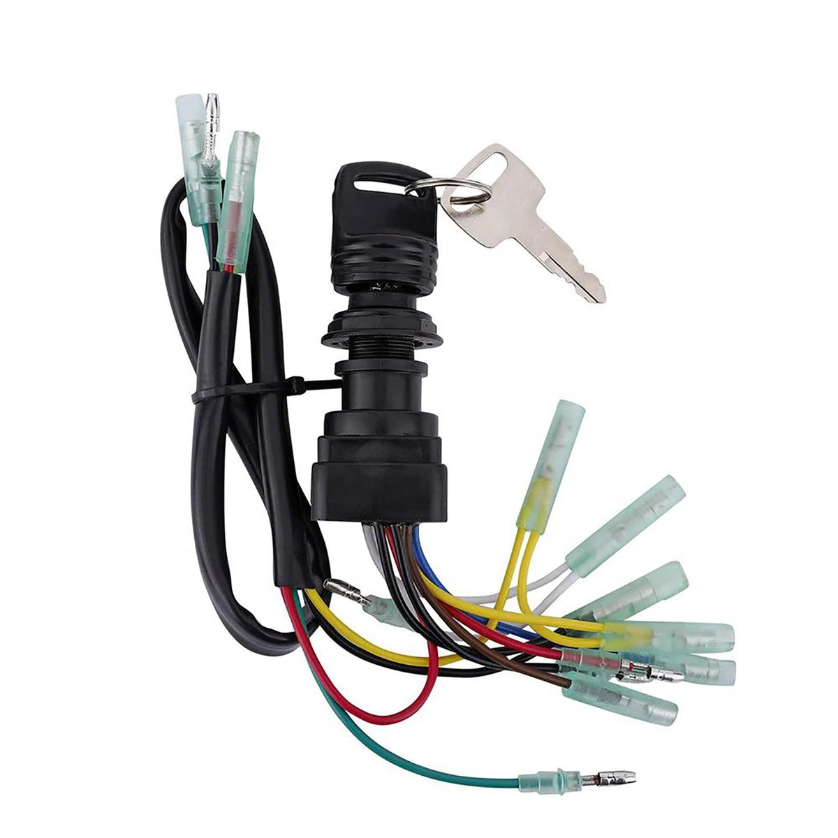 Ignition Key Switch Set for Yamaha Outboard Motor (Control Box Accessories)